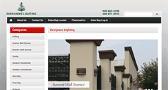 Desktop Screenshot of evergreenlighting.com